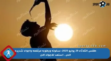 طقس الثلاثاء 29 يوليو 2025: سخونة ورطوبة مرتفعة وأجواء شديدة الحر.. استعد للأجواء الآن